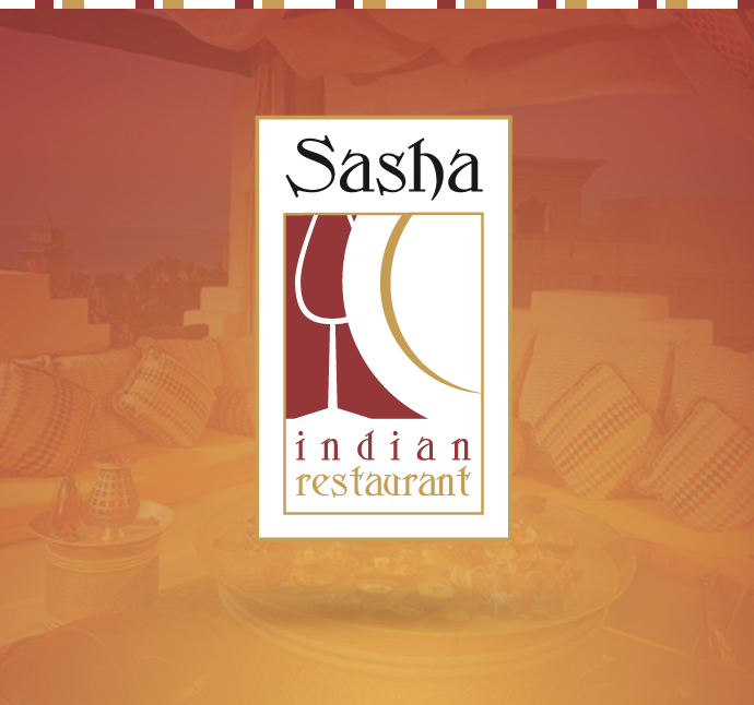 Ideazione marchio Sasha Indian Restaurant 287